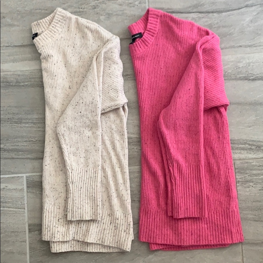 Something Navy Flecked Crewneck Sweater Bundle